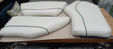 Custom Boat Seats' Upholstery Solid Color with Welting